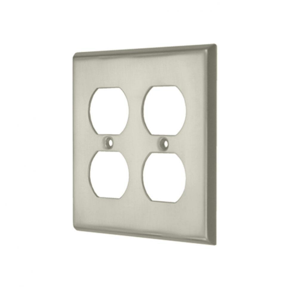 Switch Plate, Quadruple Outlet