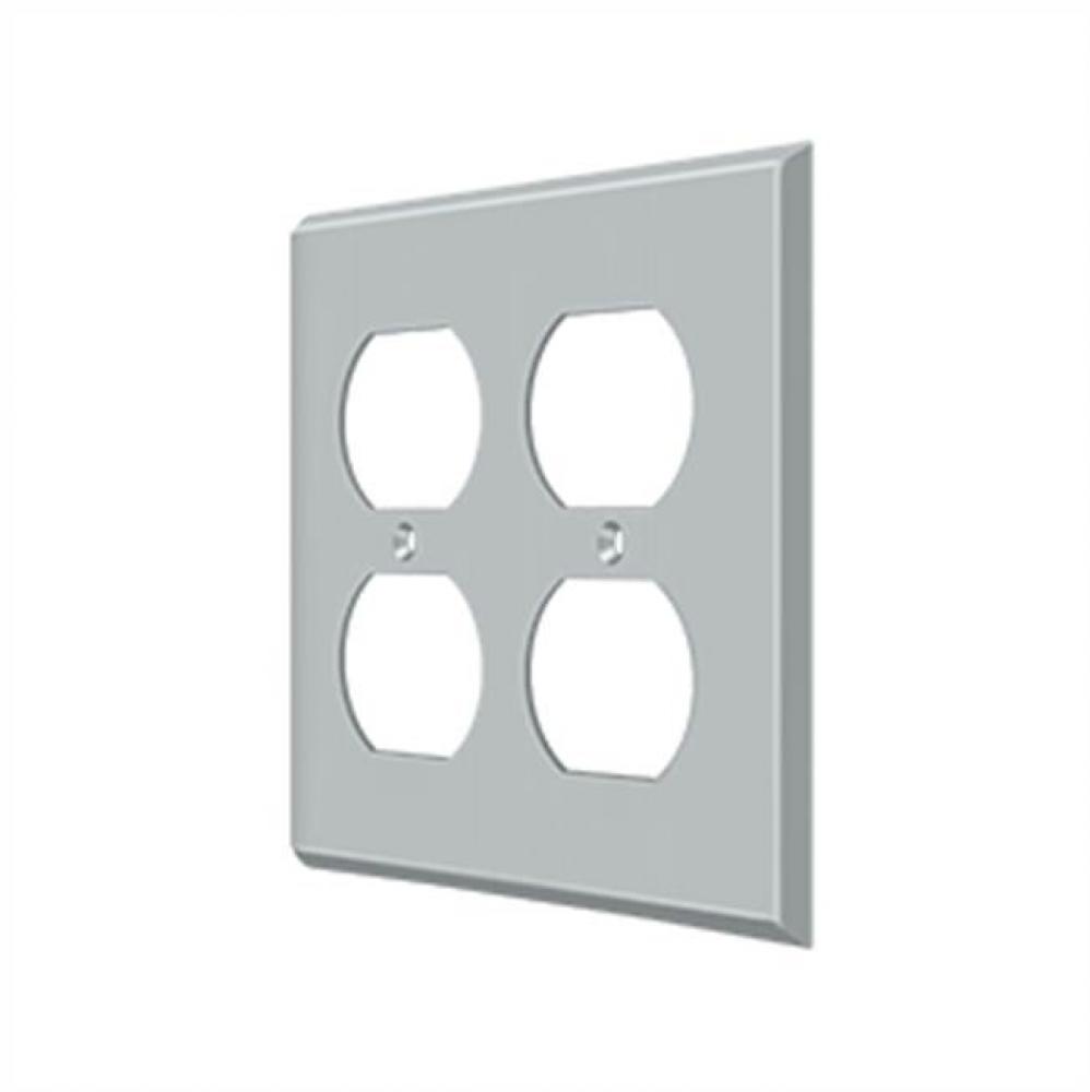 Switch Plate, Quadruple Outlet