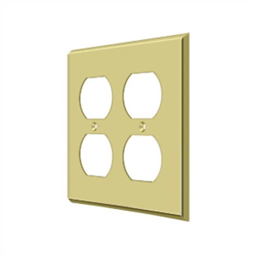 Switch Plate, Quadruple Outlet