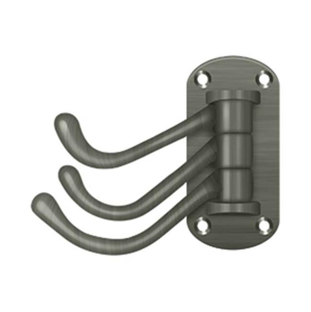 Triple Swivel Hook, Heavy Duty, 4&apos;&apos; Projection