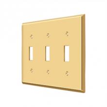 Deltana SWP4763CR003 - Switch Plate, Triple Standard