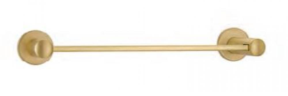 Brass Modern TowelBar, Regular Disk Rosette, 24&#39;&#39;,