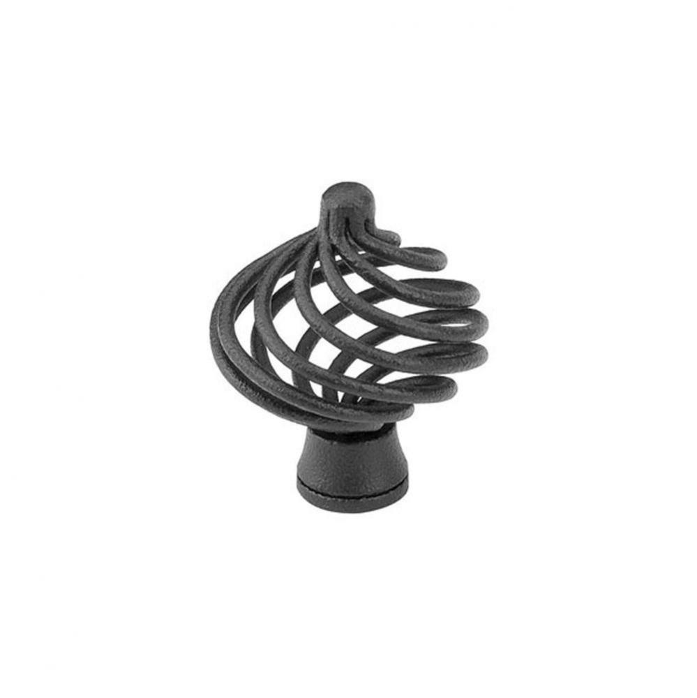 Wrought Steel Flanders Cabinet Knob, 1-1/4&apos;&apos;, FBS