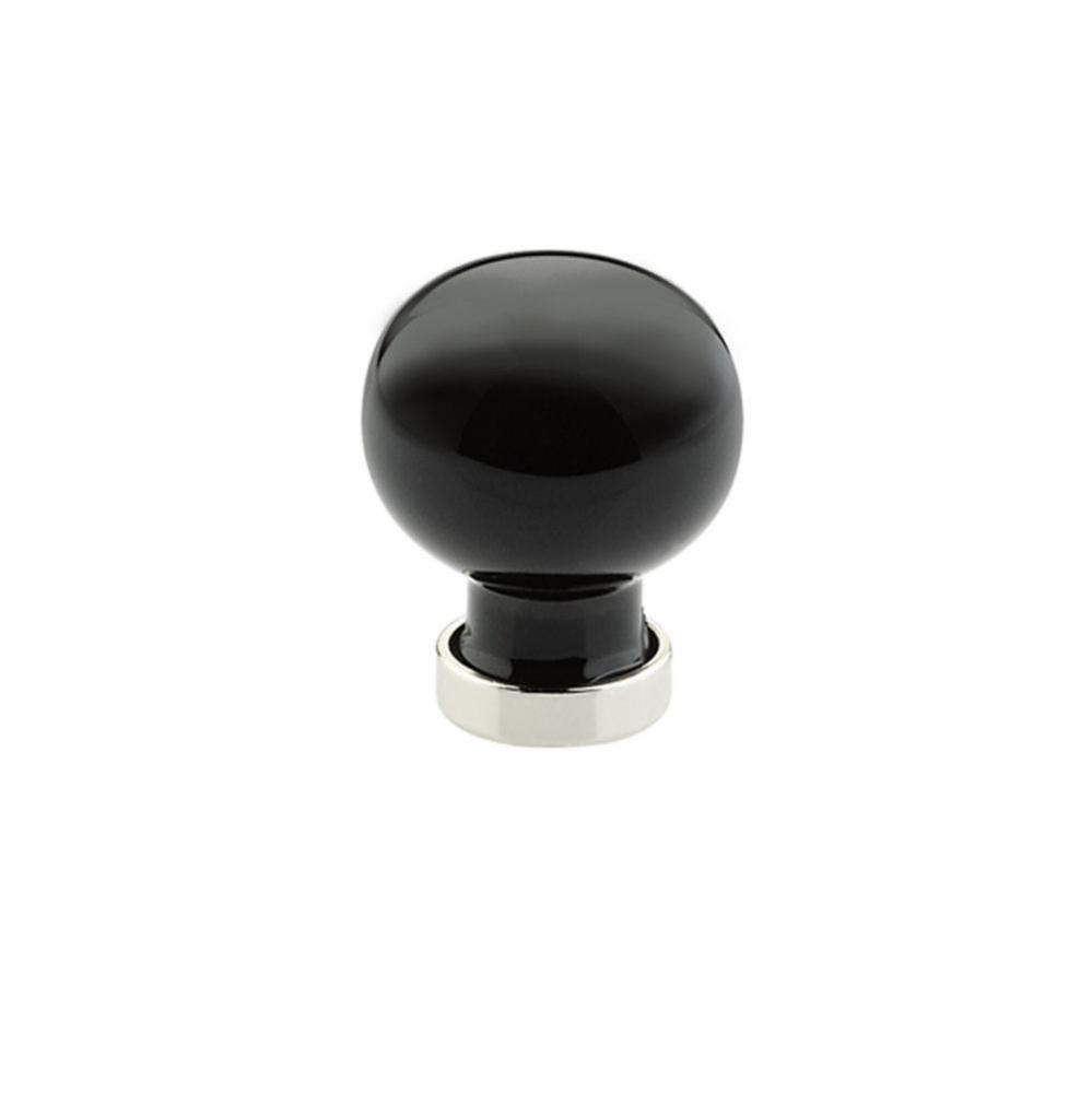 Bristol Cabinet Knob, Black, 1&apos;&apos;, US10B