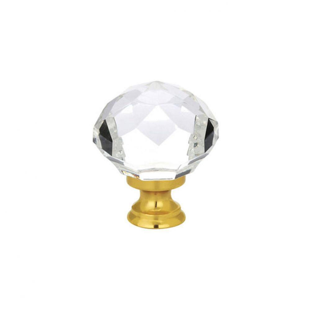 Diamond Wardrobe Knob, 1-3/4&apos;&apos;, US10B