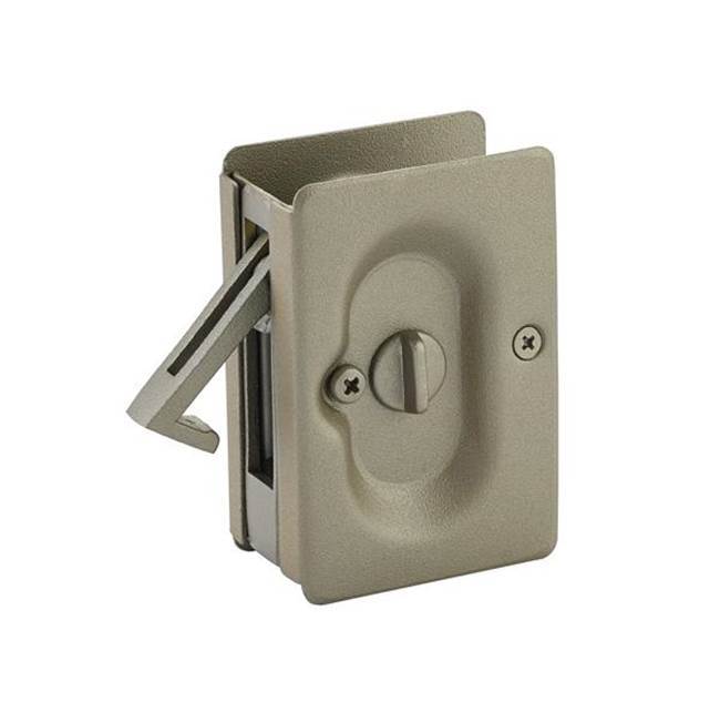 Pocket door lock, passage set, TWB