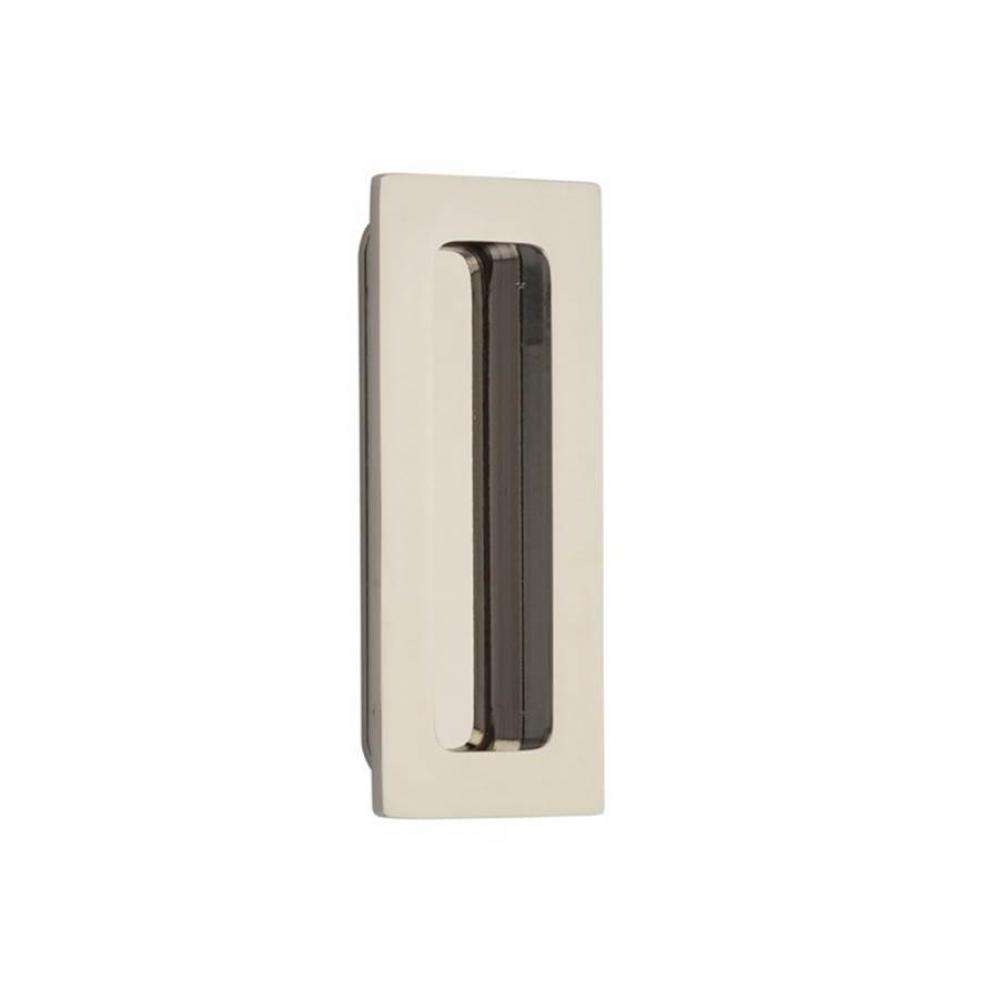 Brass Modern Rectangular Flush Pull 4&apos;&apos;, US14