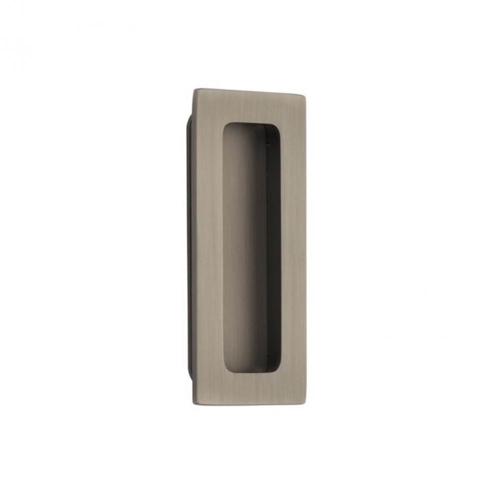 Brass Modern Rectangular Flush Pull 4&apos;&apos;, US15A