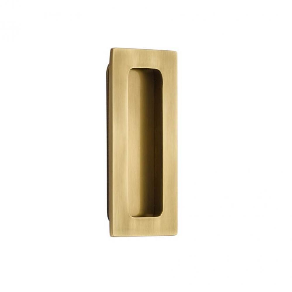 Brass Modern Rectangular Flush Pull 4&apos;&apos;, US7