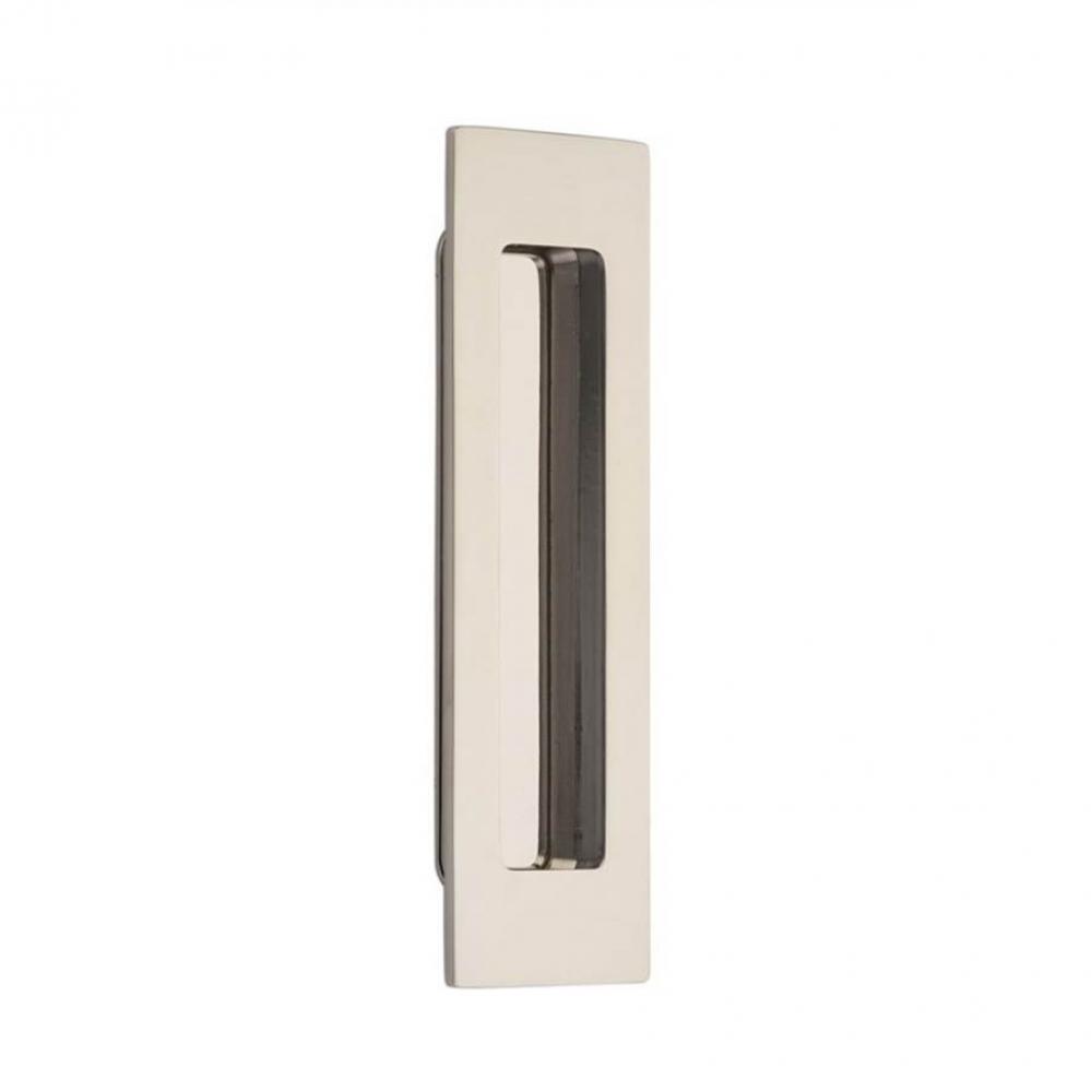 Brass Modern Rectangular Flush Pull 6&apos;&apos;, US14