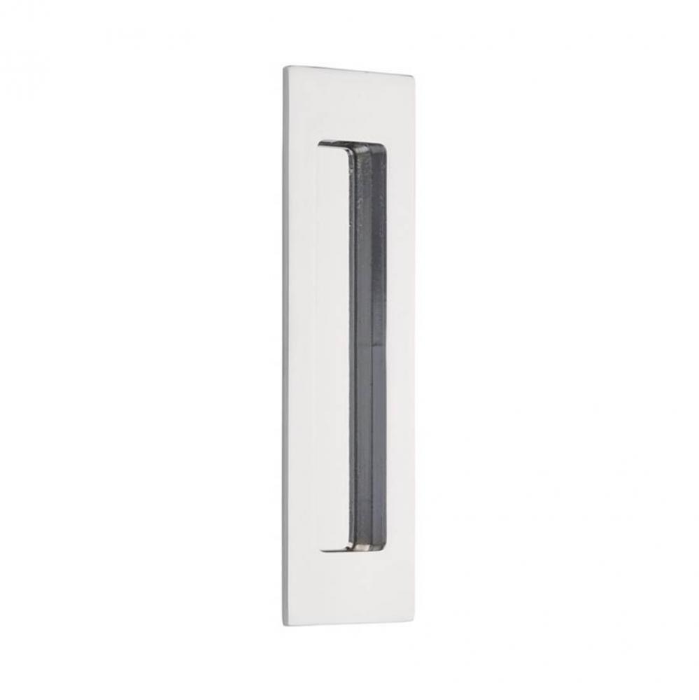 Brass Modern Rectangular Flush Pull 7&apos;&apos;, US26