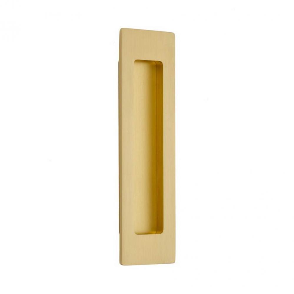 Brass Modern Rectangular Flush Pull 7&apos;&apos;, US4