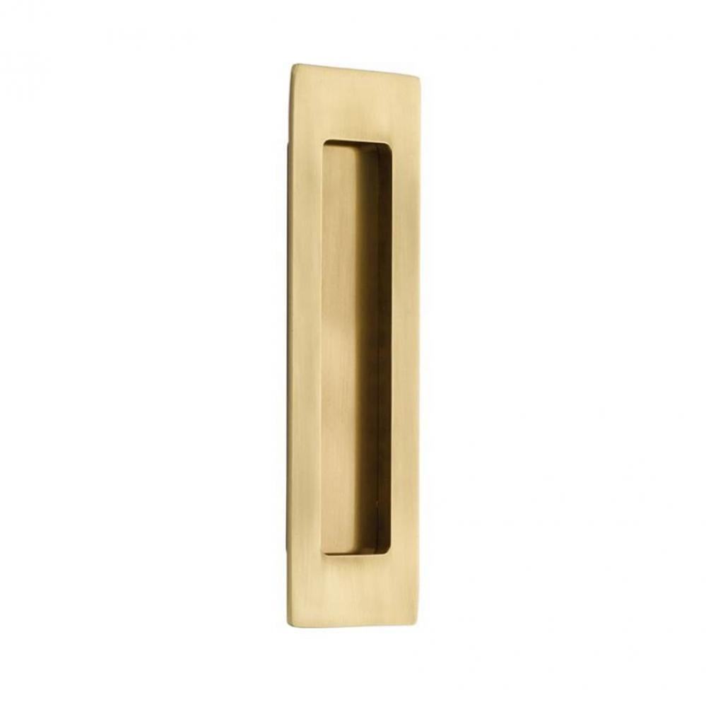 Brass Modern Rectangular Flush Pull 7&apos;&apos;, US7