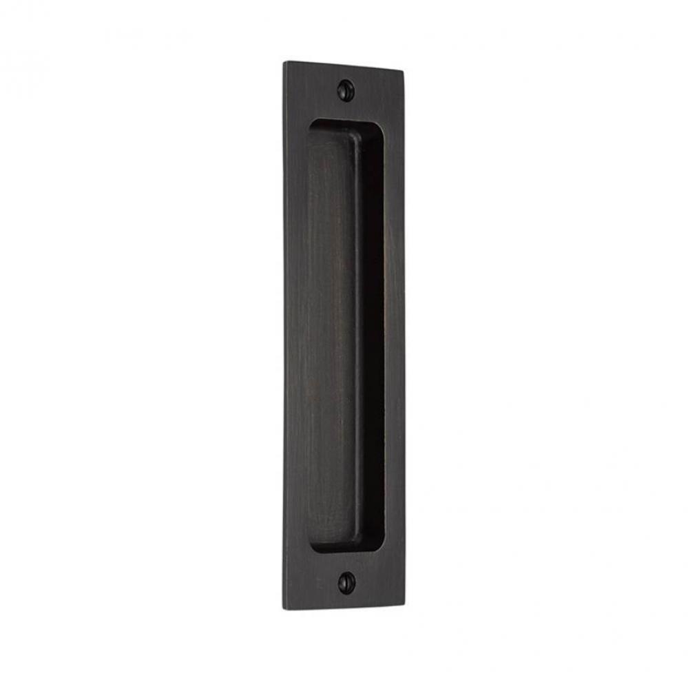 Sandcast Bronze Rectangular Flush Pulls-8&apos;&apos;, TWB