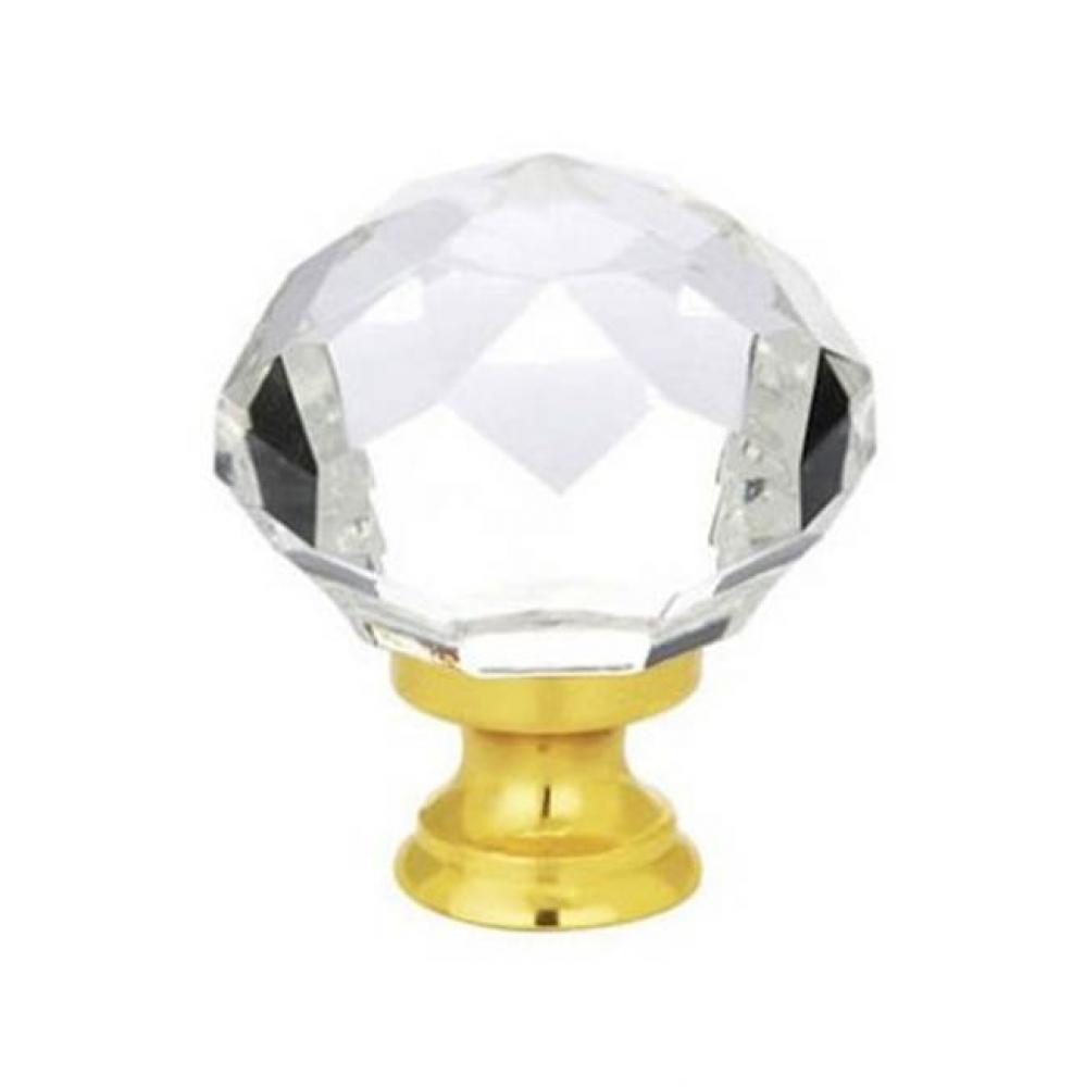 Diamond Wardrobe Knob, 1-3/4&apos;&apos;, US4