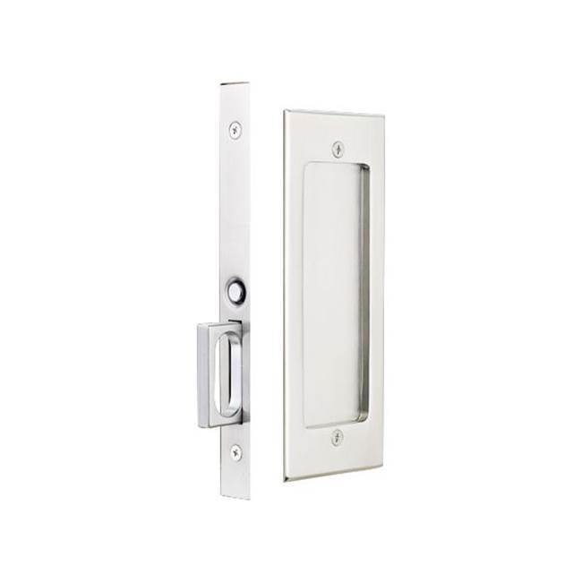 Dummy, Modern Rectangular Pocket Door Mortise Lock, US10B