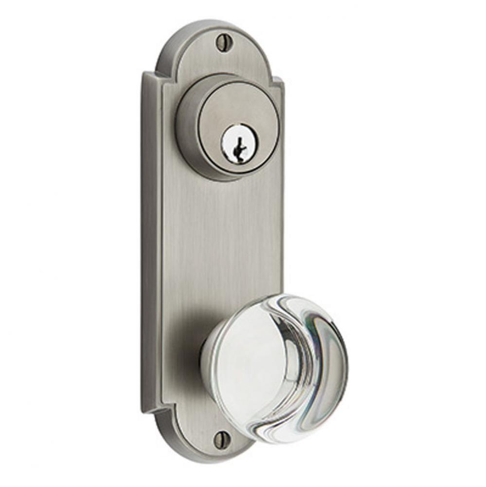Passage Single Keyed, Sideplate Locksets Delaware 3-5/8&apos;&apos; Center to Center Keyed, Sion L