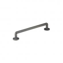 Emtek 86253FB - Sandcast Bronze Rod Pull, 6'' C-C, FB