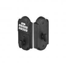 Emtek E1001FB - Emtek Keypad Deadbolt, Flat Black