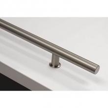 Emtek 86189PSS - Round 48 inch Door Pull, PSS