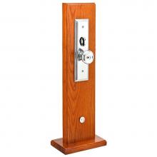 Emtek 3006MLHUS10B - Dummy, Manhattan Mortise, Milano Lever, LH, US10B