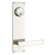 Emtek 8114BNUS10B - Passage Single Keyed, Sideplate Locksets Modern 5-1/2'' Center to Center Keyed, Bern Kno