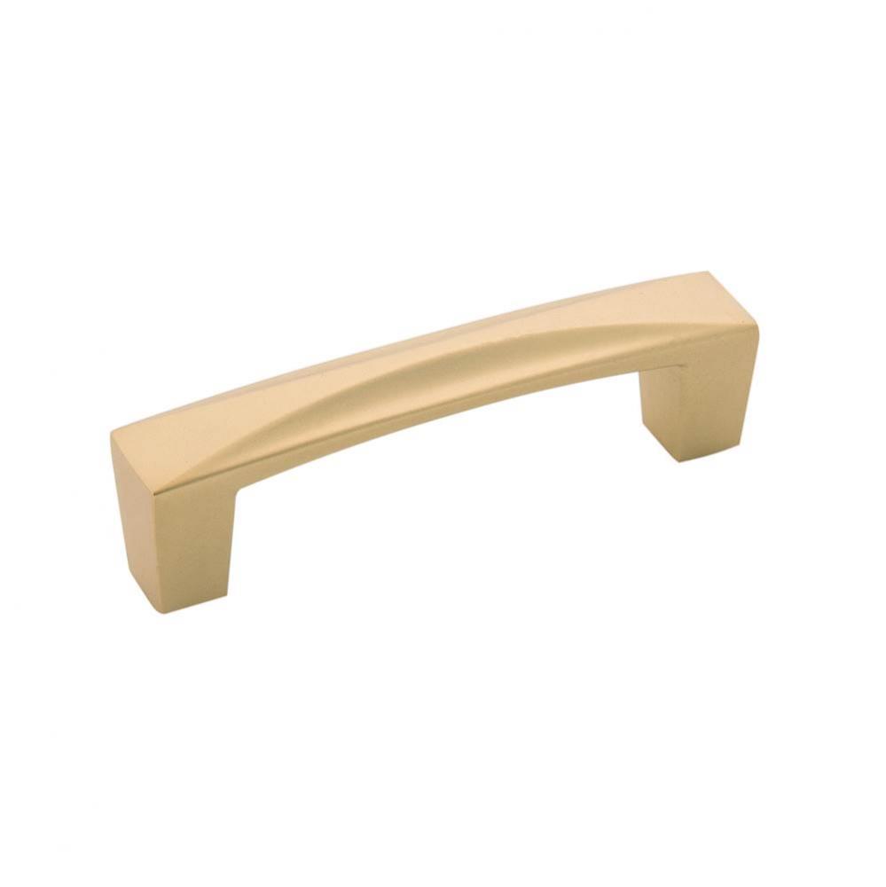 Crest Collection Pull 3&apos;&apos; C/C Flat Ultra Brass Finish