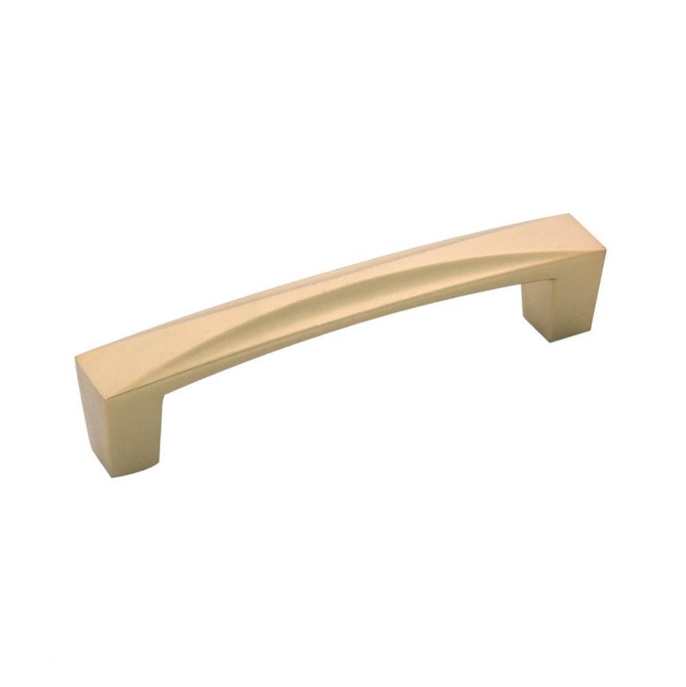 Crest Collection Pull 96mm C/C Flat Ultra Brass Finish