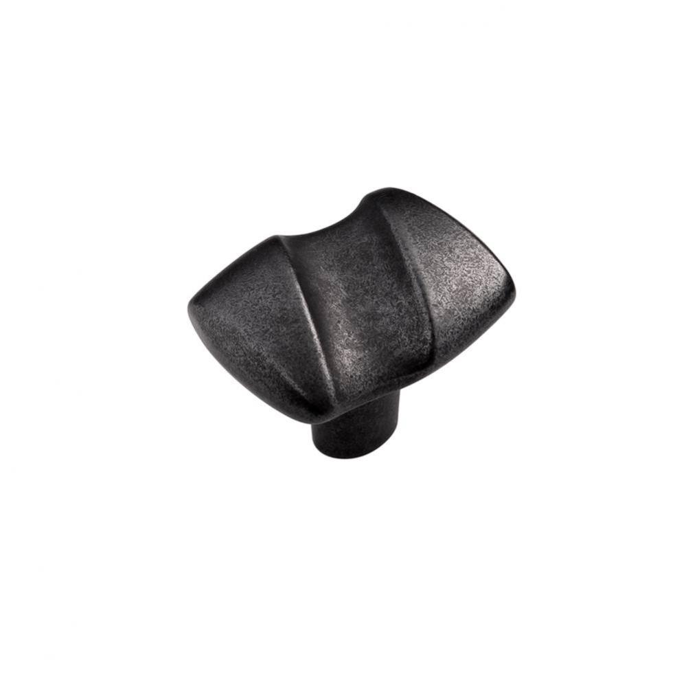 Serendipity Collection Knob 1-1/4&apos;&apos; X 1-1/2&apos;&apos; Black Iron Finish