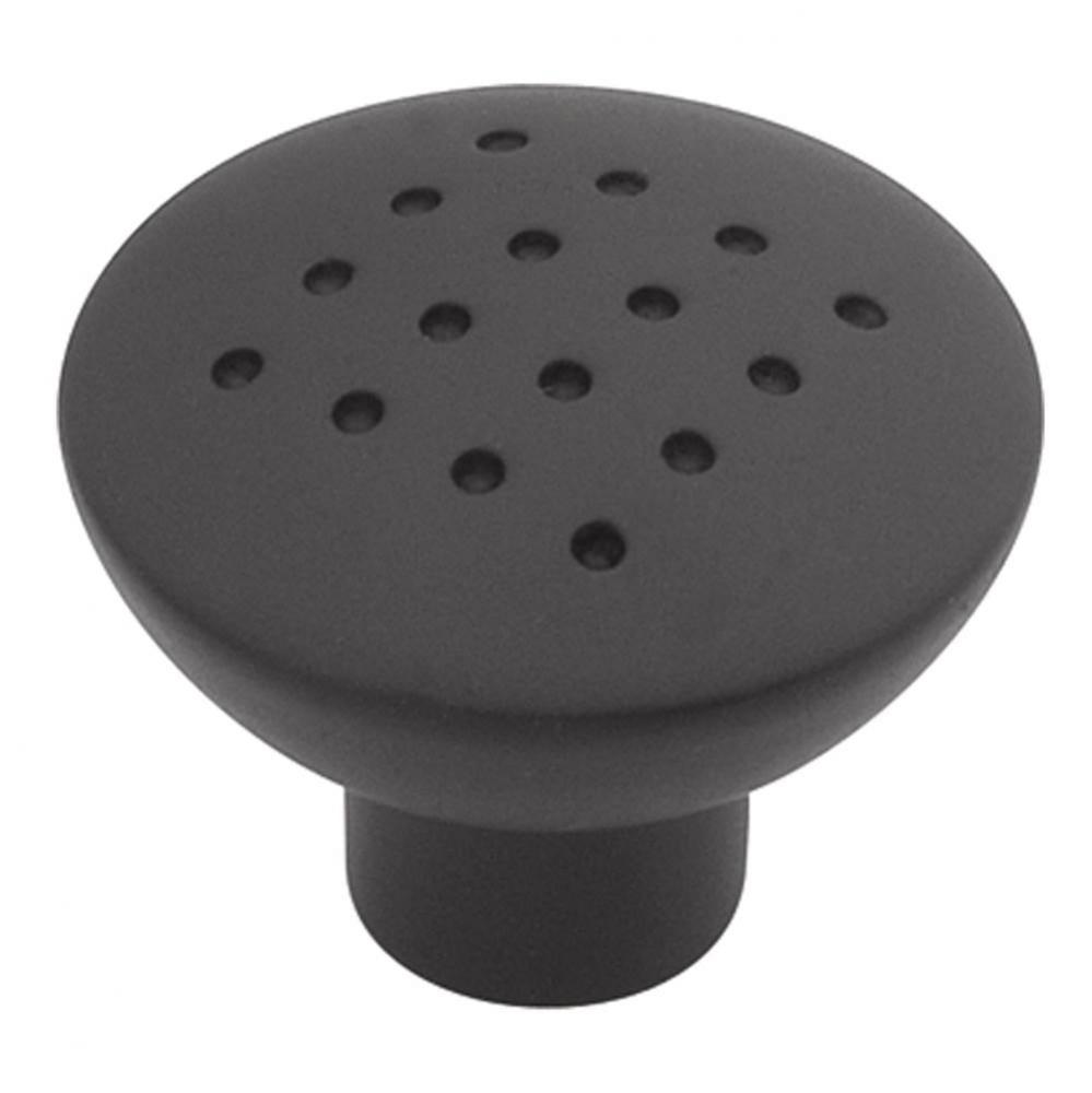 Metropolis Collection Knob 1-1/4&apos;&apos; Diameter Matte Black Finish