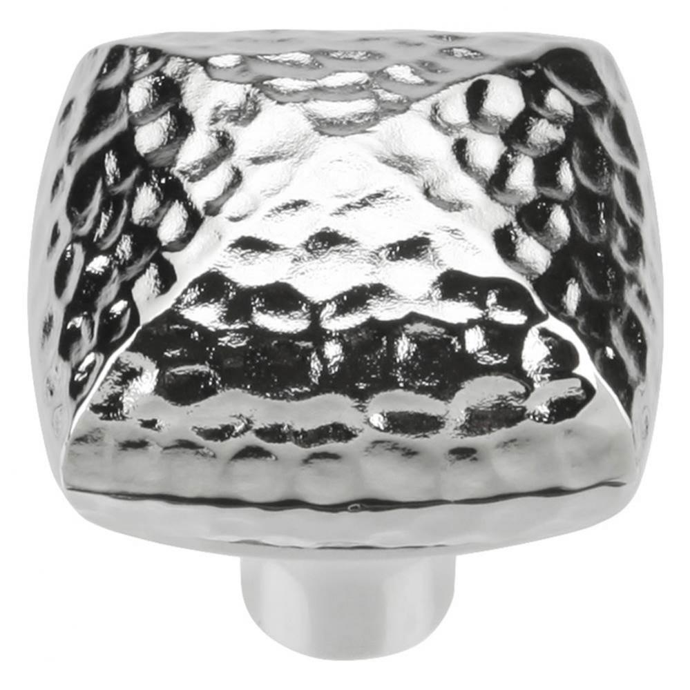 1-1/4 In. Mountain Lodge Square Chrome Cabinet Knob