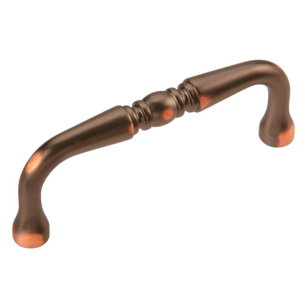 3 In. Williamsburg Oil-Rubbed Bronze Highlighted Cabinet Pull