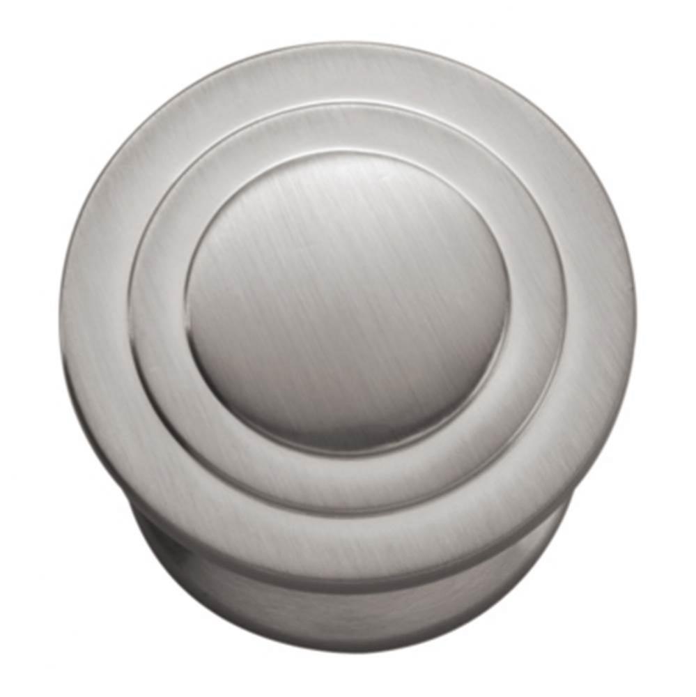 Deco Collection Knob 1-1/4&apos;&apos; Diameter Satin Nickel Finish