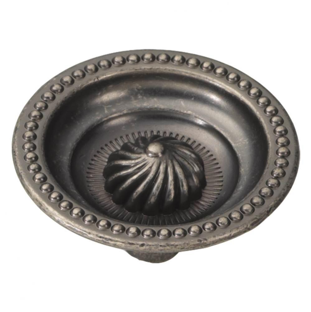 Roma Collection Knob 1-1/2&apos;&apos; Diameter Black Nickel Vibed Finish