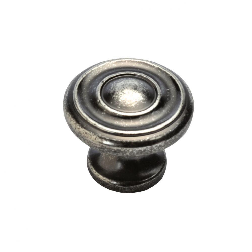 1-1/4 In. Altair Black Nickel Vibed Cabinet Knob