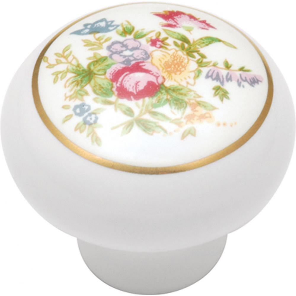 1-3/8 In. English Cozy Bouquet Cabinet Knob