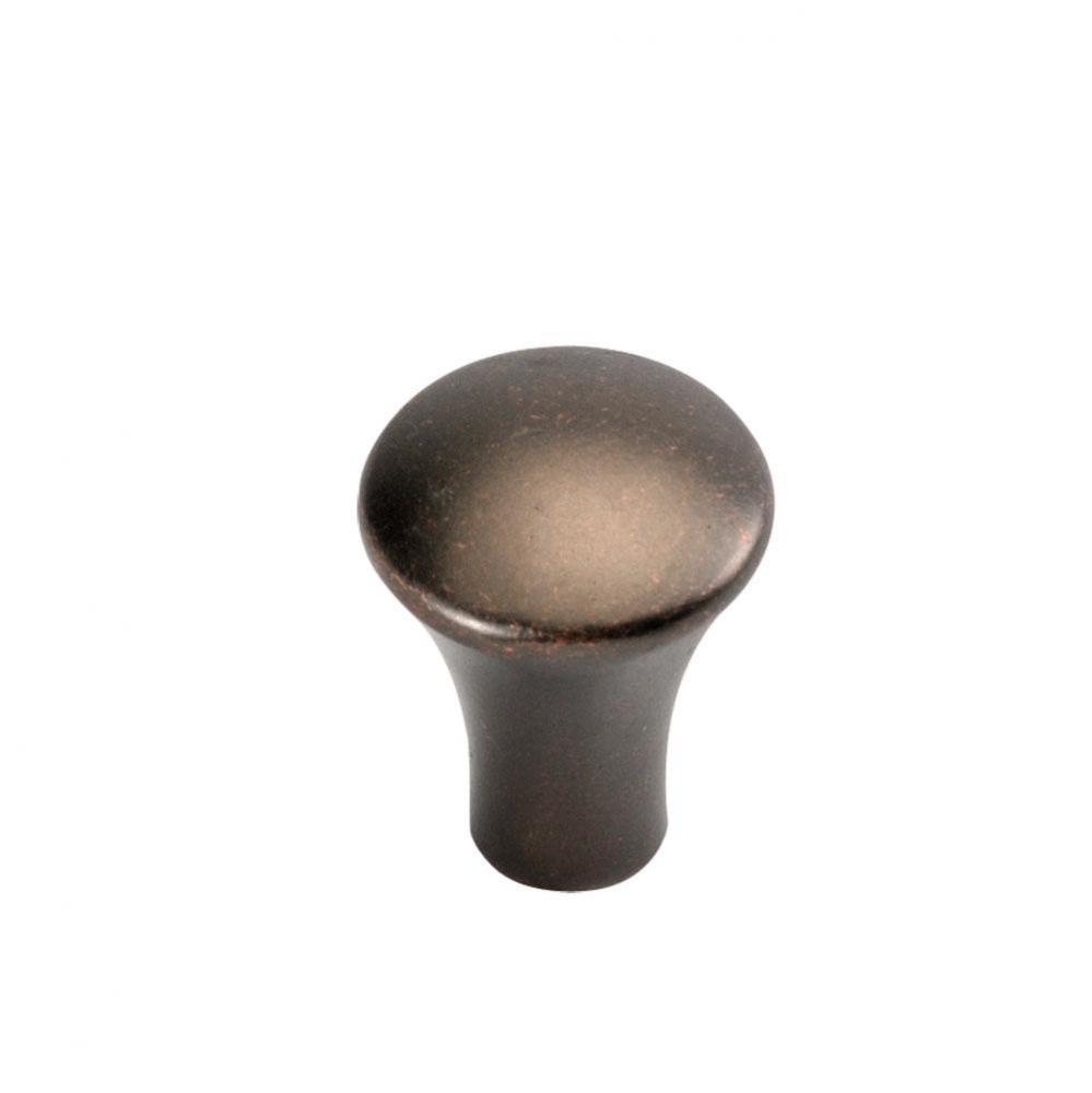 1 In. Metropolis Dark Antique Copper Cabinet Knob