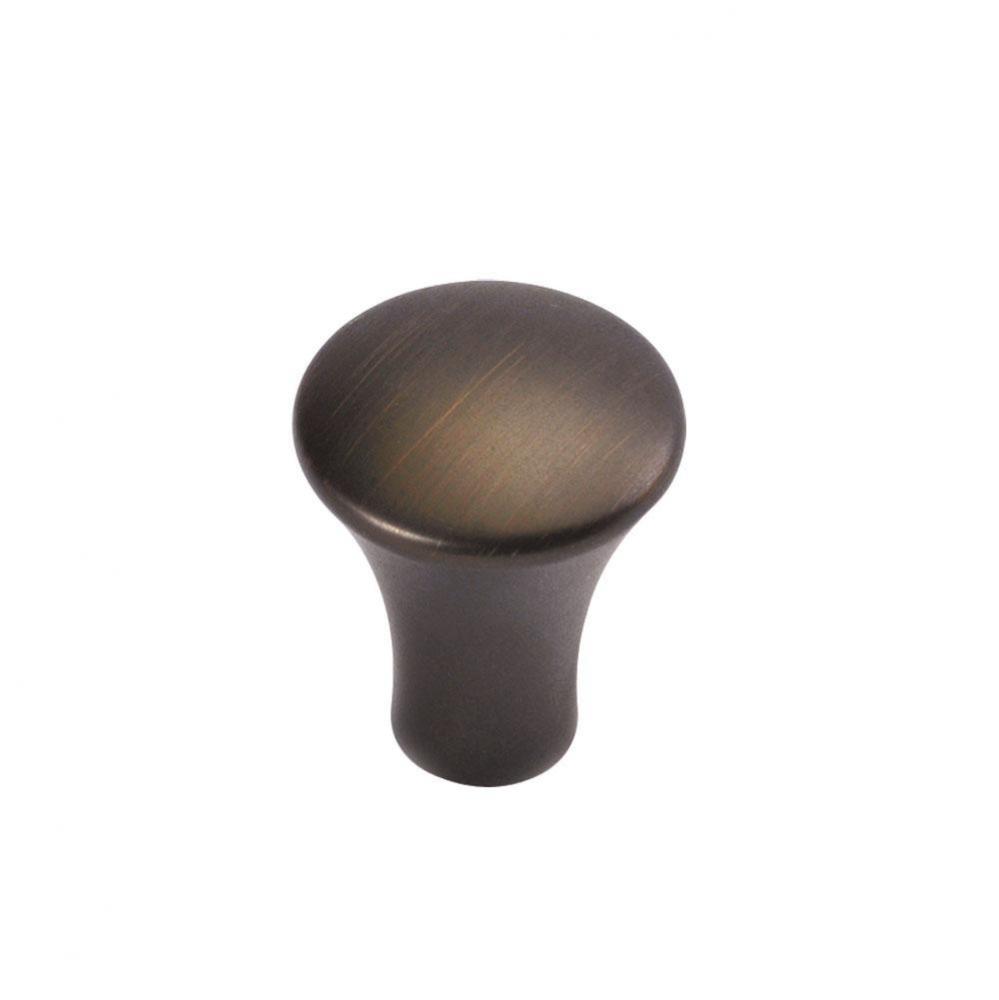 1 In. Metropolis Refined Bronze Cabinet Knob