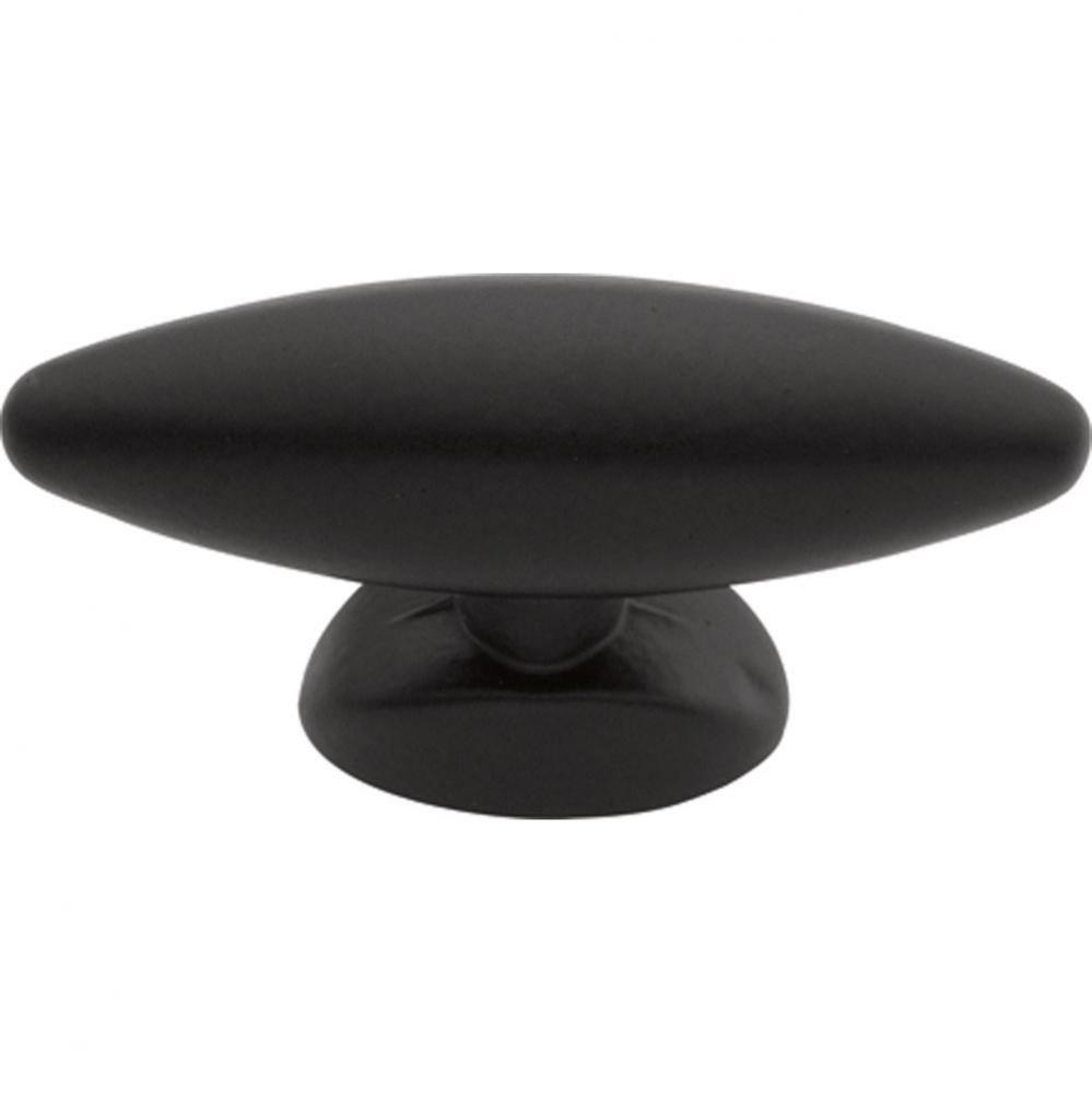 Metropolis Collection Knob 1-9/16&apos;&apos; X 1/2&apos;&apos; Matte Black Finish