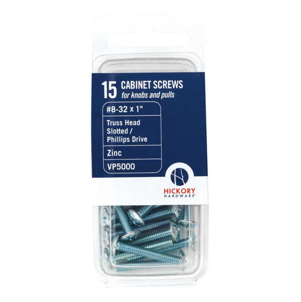 Screws No.8-32 X 1 Inch (15 Pack)