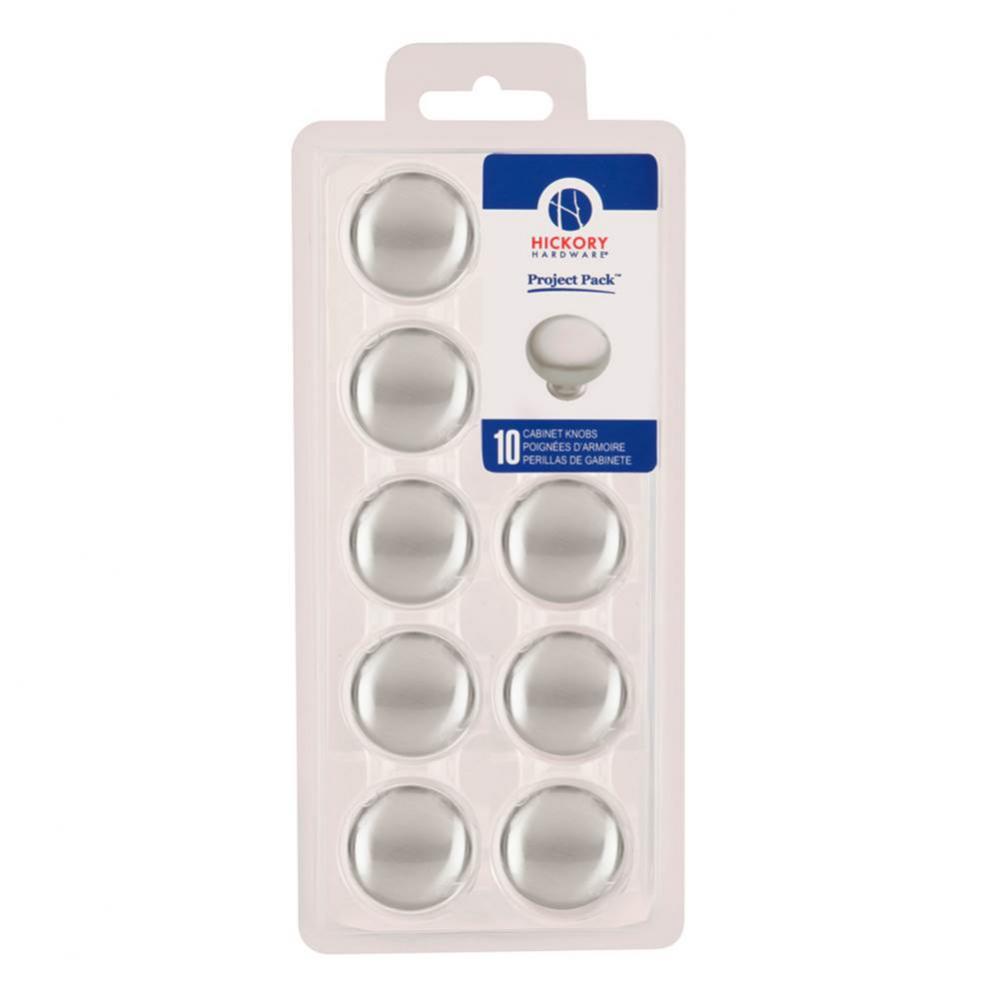 Knob 1-1/4 Inch Diameter (10 Pack)