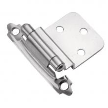 Hickory Hardware P143-26 - Hinge 3/8 Inch Inset Surface Face Frame Self-Close (2 Pack)