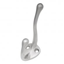 Hickory Hardware P27120-SC - Coat Hook Double 5/8 Inch Center to Center