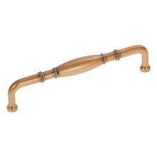 Hickory Hardware P3052-ARG - 128mm Williamsburg Antique Rose Gold Cabinet Pull