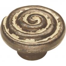 Hickory Hardware P7351-BYA - Manchester Collection Knob 1-1/4'' Diameter Biscayne Antique Finish