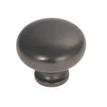 Hickory Hardware P771-BM - 1-1/4 In. Cottage Black Mist Cabinet Knob