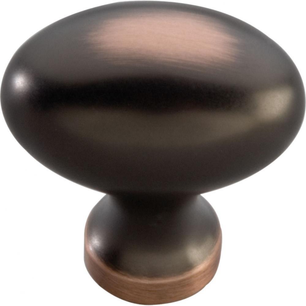 Knob, 1-1/4&apos;&apos; X 13/16&apos;&apos; Oval