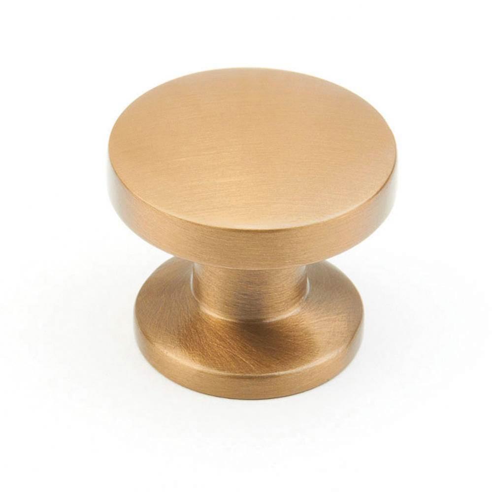 Knob, Brushed Bronze, 1 3/8&apos;&apos; dia