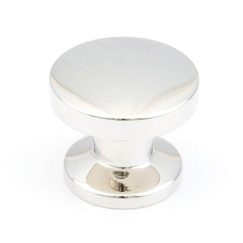 Knob, Polished Nickel, 1 3/8&apos;&apos; dia