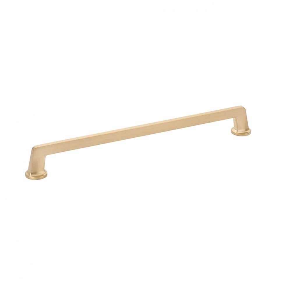 Appliance Pull, Signature Satin Brass, 15&apos;&apos; cc